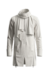 Draped Collar Kurta