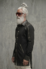Longline Leather Kurta