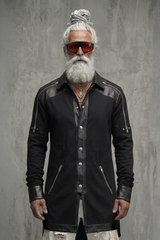 Longline Leather Kurta