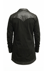 Longline Leather Kurta