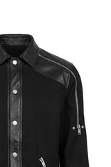 Longline Leather Kurta