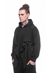 Shawl Draped Hoodie