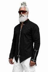 Black Zippered Kurta (Pre-Listing)