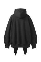 Shawl Draped Hoodie