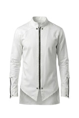 White Zippered Kurta